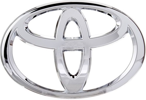 Front grille emblem chrome - front,