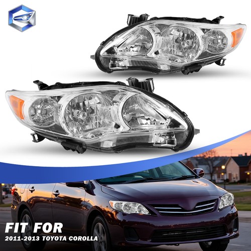 Chrome headlight pair - pair, for