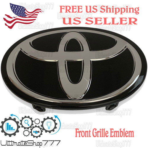 Toyota front grille emblem - front,